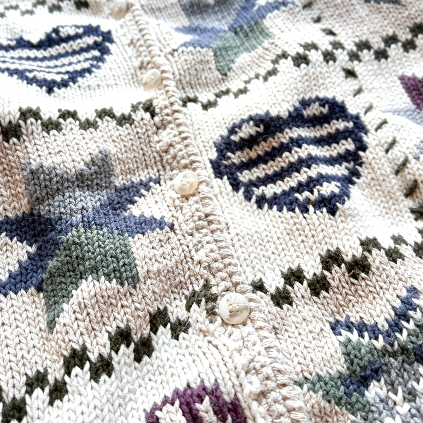 Vintage Woolrich, Hearts & Patchwork Cardigan