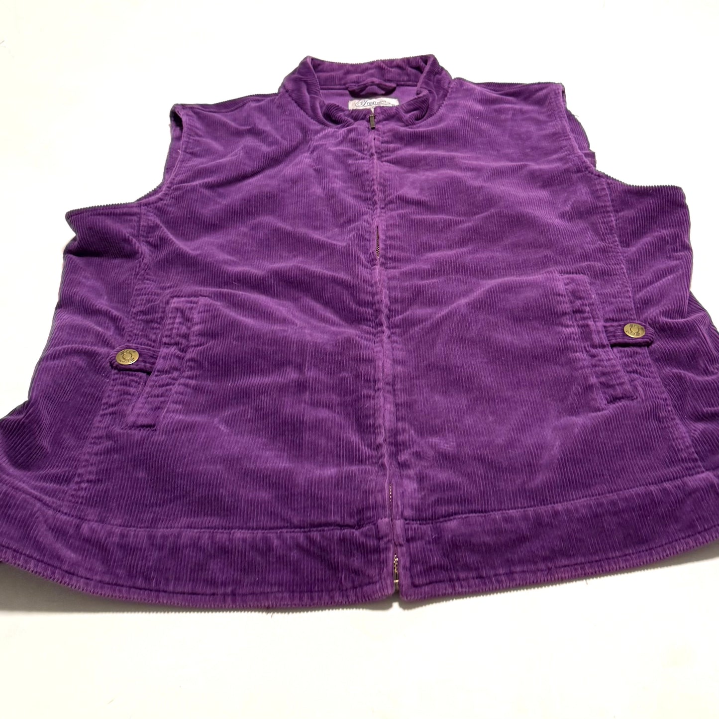 Vintage Tradition Country Collection, Corduroy Purple Vest