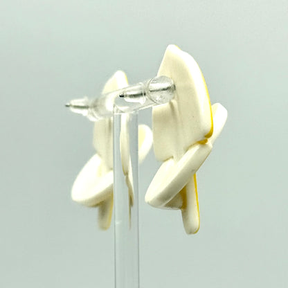 Vintage Lemon Yellow Earrings