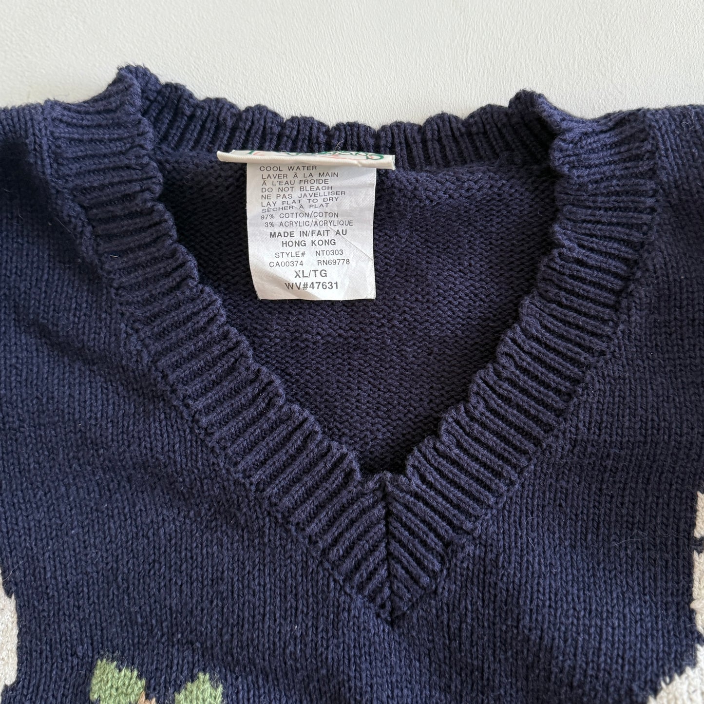 Vintage Northern Traditions Cat Sweater