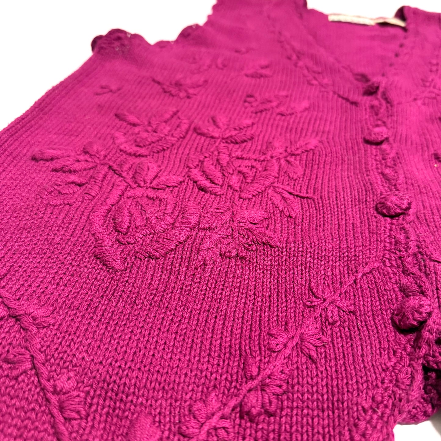 Vintage Country Romance, Floral Embroidered Vest