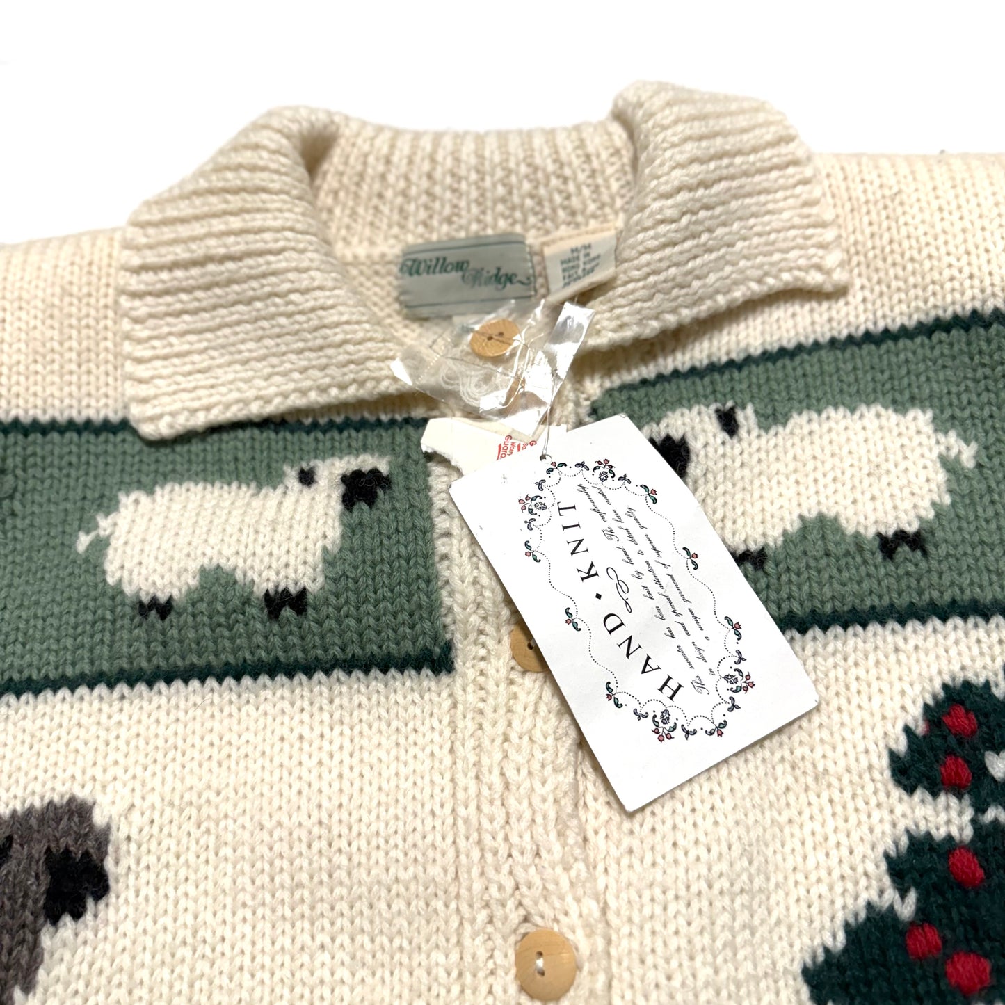 Vintage Willow Ridge, Sheep Cardigan