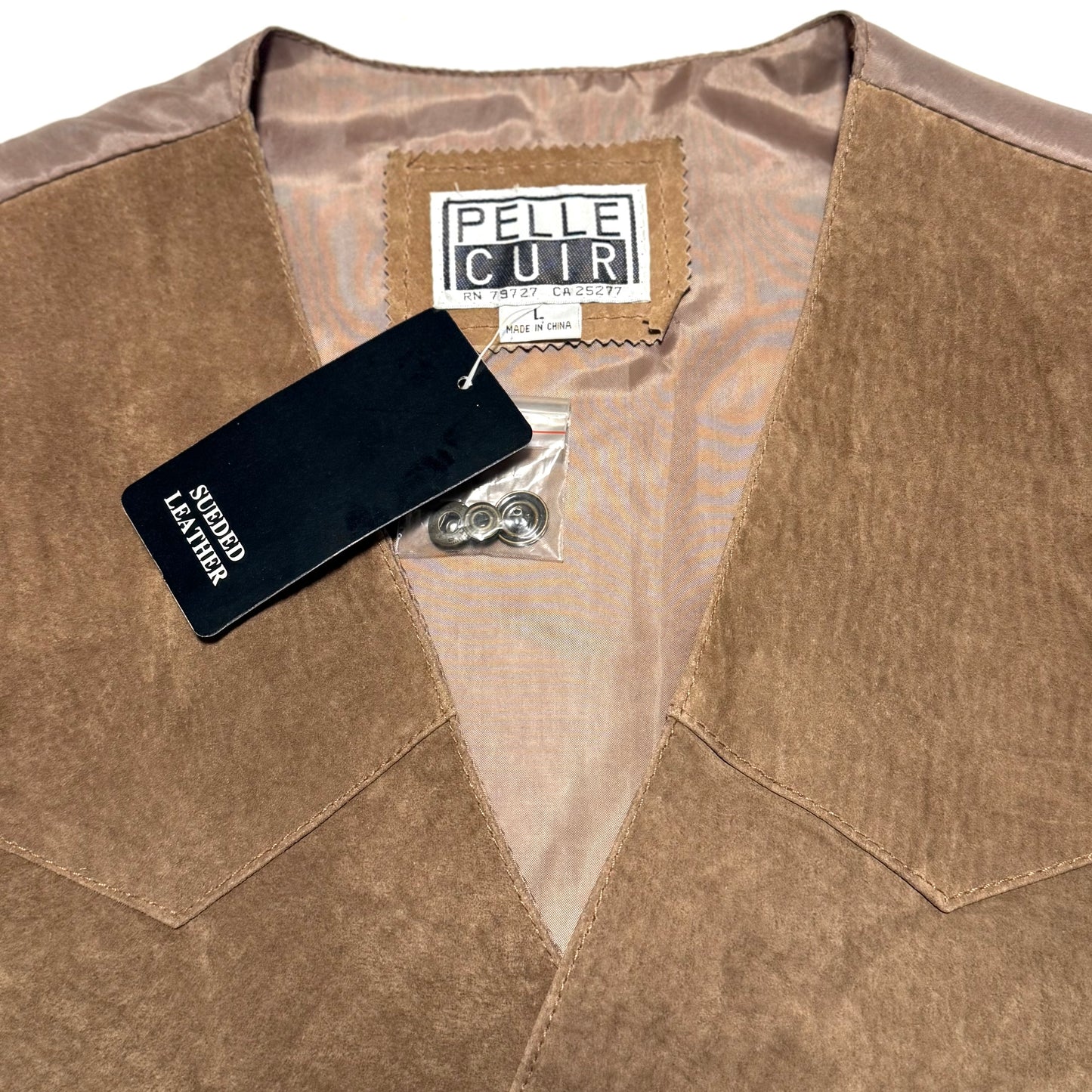 Vintage Pelle Cuir, Leather Vest