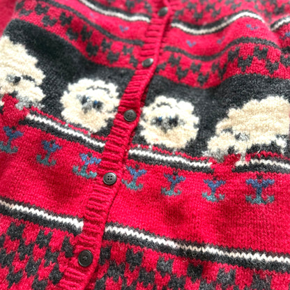 Vintage Woolrich, Sheep Cardigan