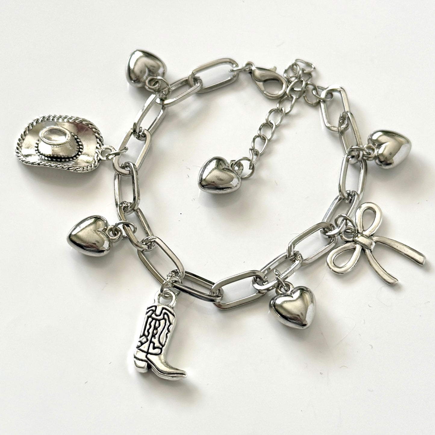 Handmade Cowgirl Y2K Style Charm Bracelet