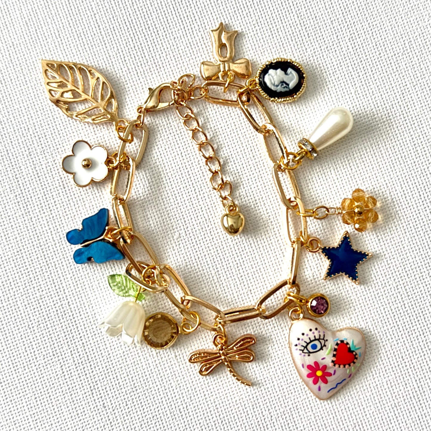 Handmade Charm Bracelet Y2K Style