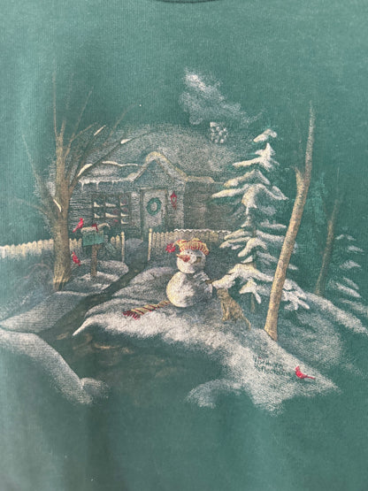Vintage Northern Reflections, Snowman & Cat Sweatshirt