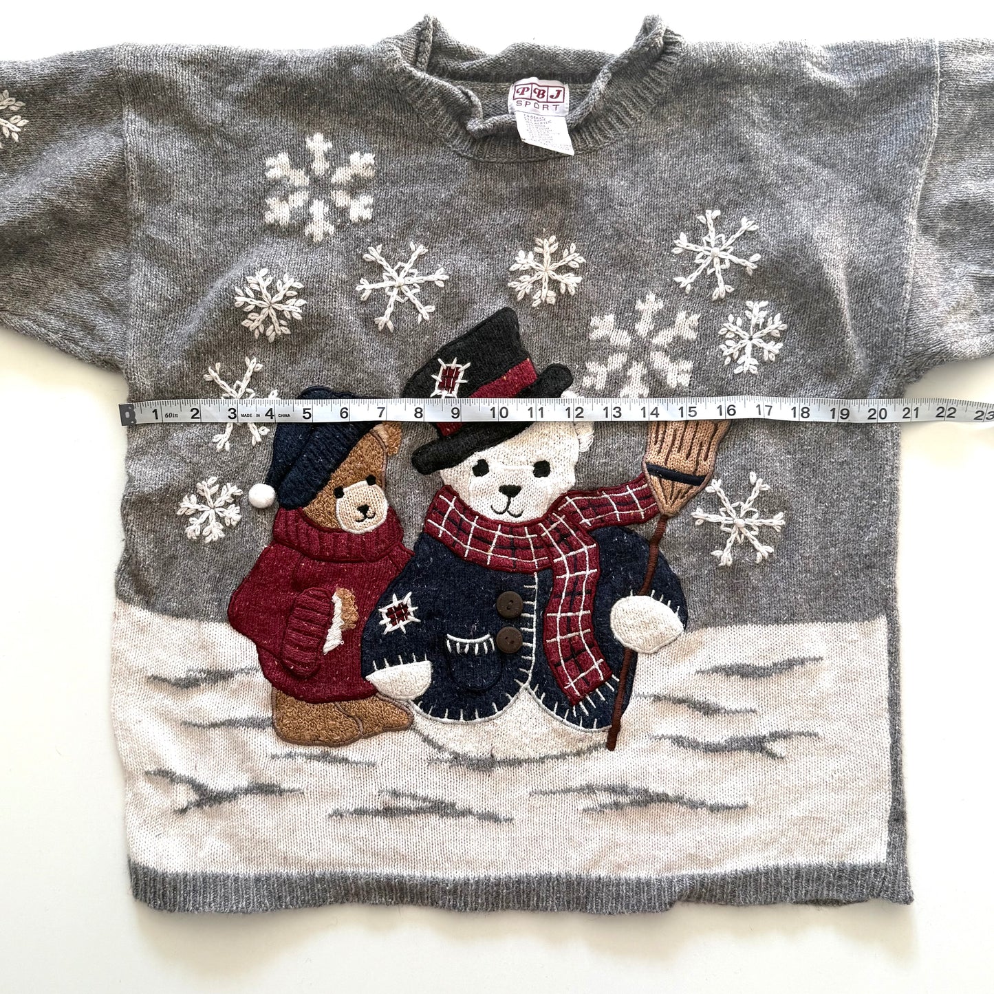 Vintage PBJ Sport, Winter Sweater