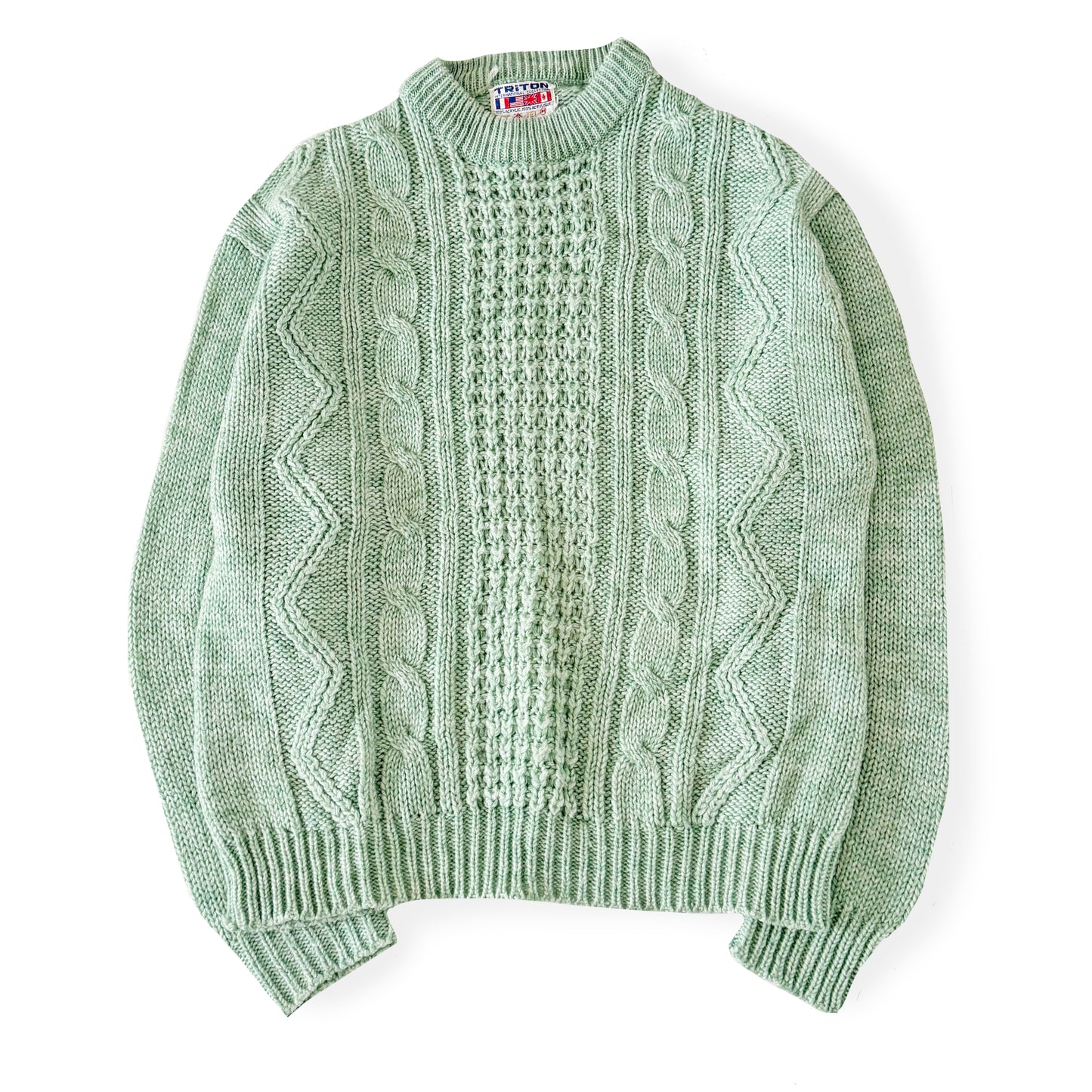 Vintage Triton, Green Sweater