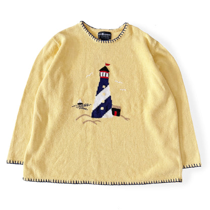 Vintage Sag Harbor, Lighthouse Sweater