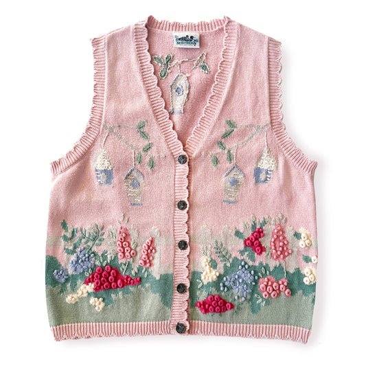 Vintage Northern Reflections, Birdhouse Garden Vest