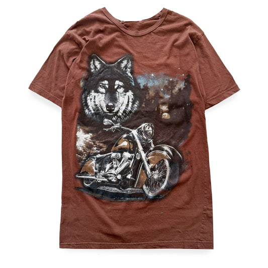 Secondhand Artimonde, Wolf & Motorcycle T-Shirt