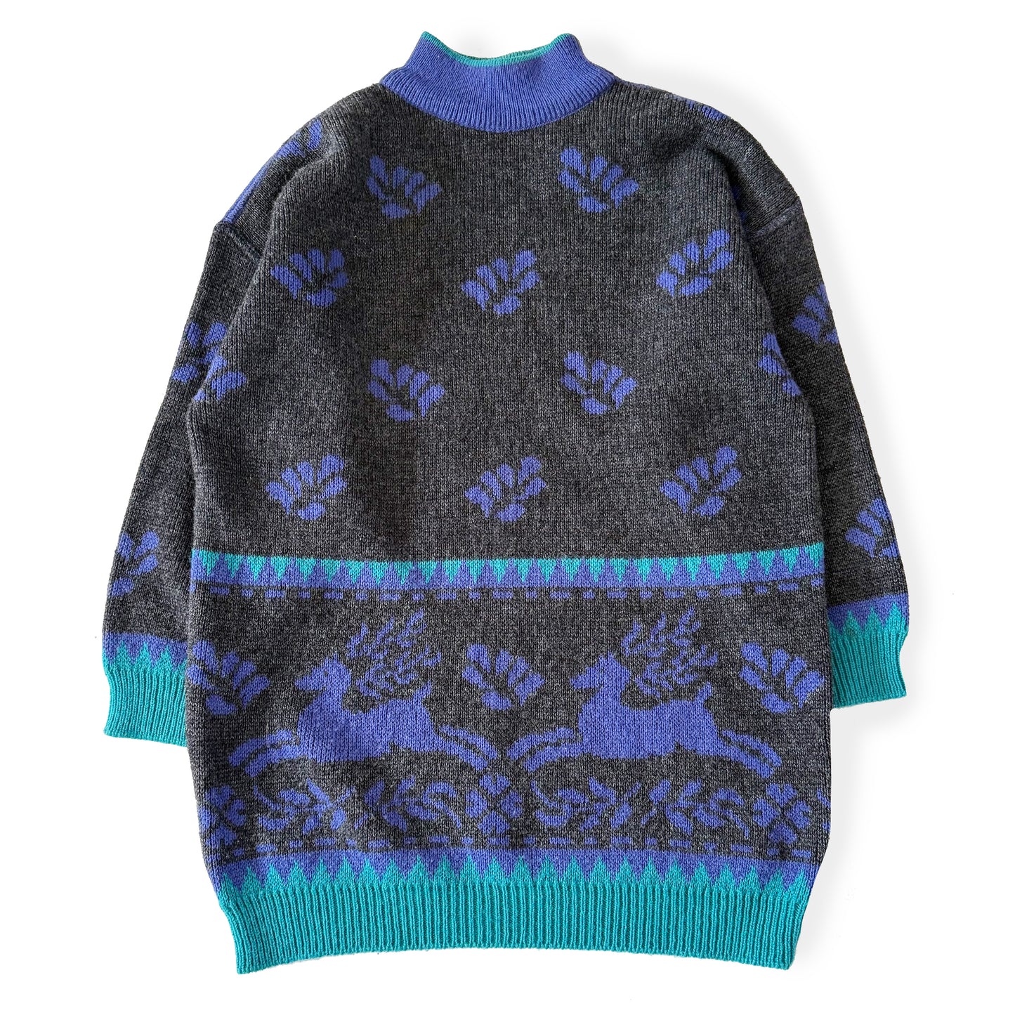 Vintage Whimsical Deer Sweater