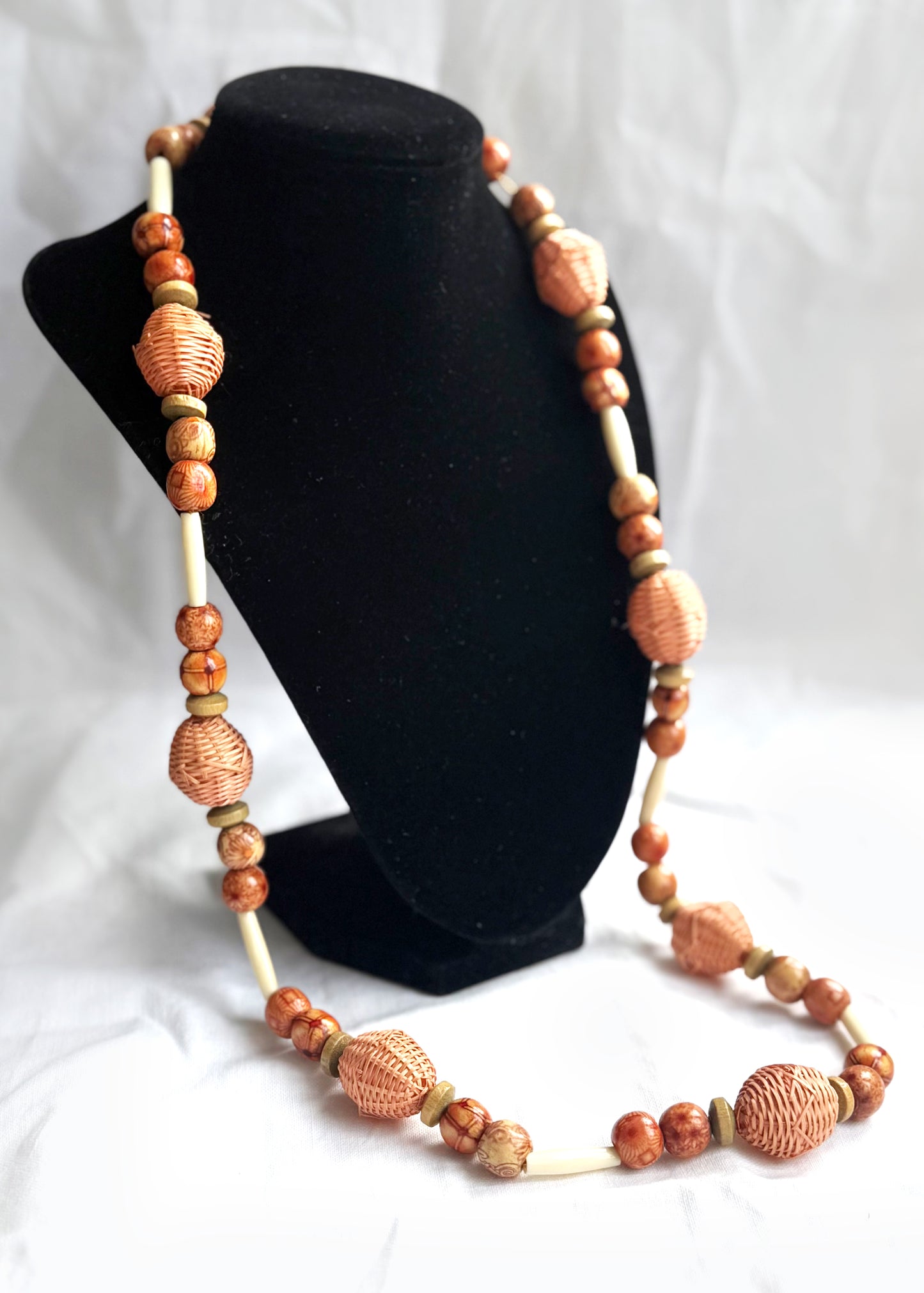 Secondhand Long Orange Necklace