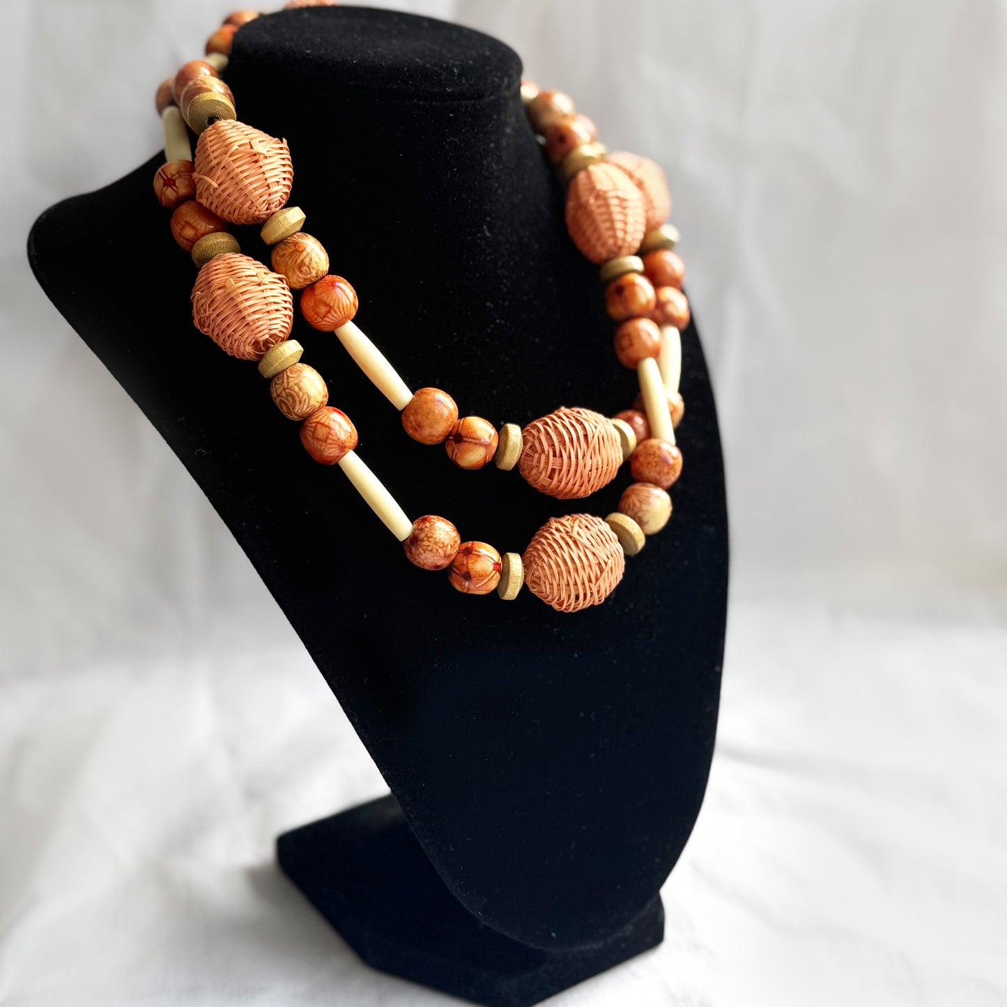 Secondhand Long Orange Necklace