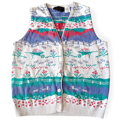 Vintage Northern Reflections by Parkhurst, Spring Vest