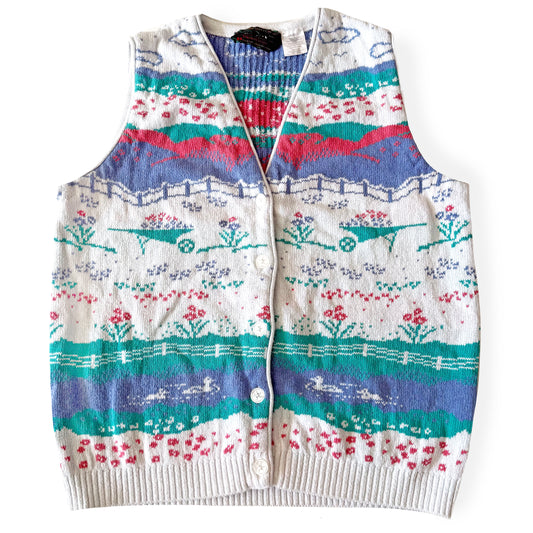 Vintage Northern Reflections by Parkhurst, Spring Vest