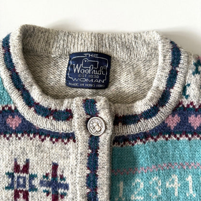 Vintage Woolrich, Wool Blend Spring Cardigan