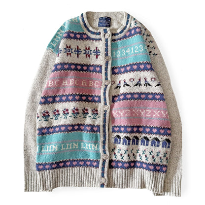 Vintage Woolrich, Wool Blend Spring Cardigan