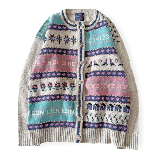 Vintage Woolrich, Wool Blend Spring Cardigan