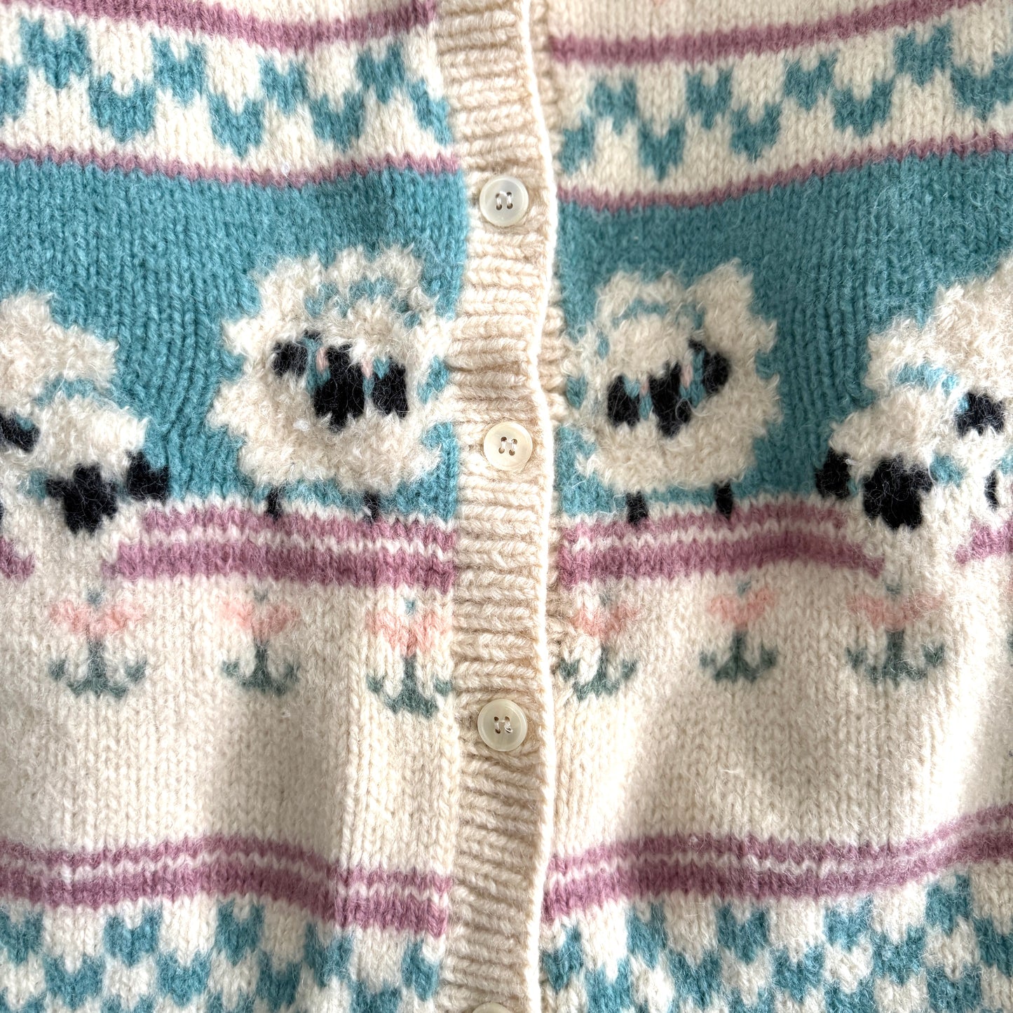 Vintage Woolrich, Sheep Cardigan