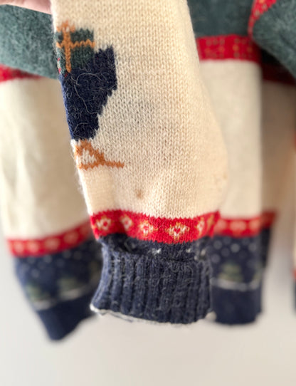 Vintage Woolrich, Christmas Wool Cardigan