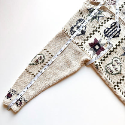 Vintage Woolrich, Hearts & Patchwork Cardigan