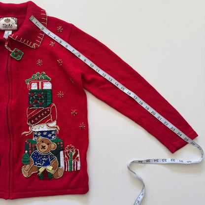 Vintage Tiara, Christmas Cardigan