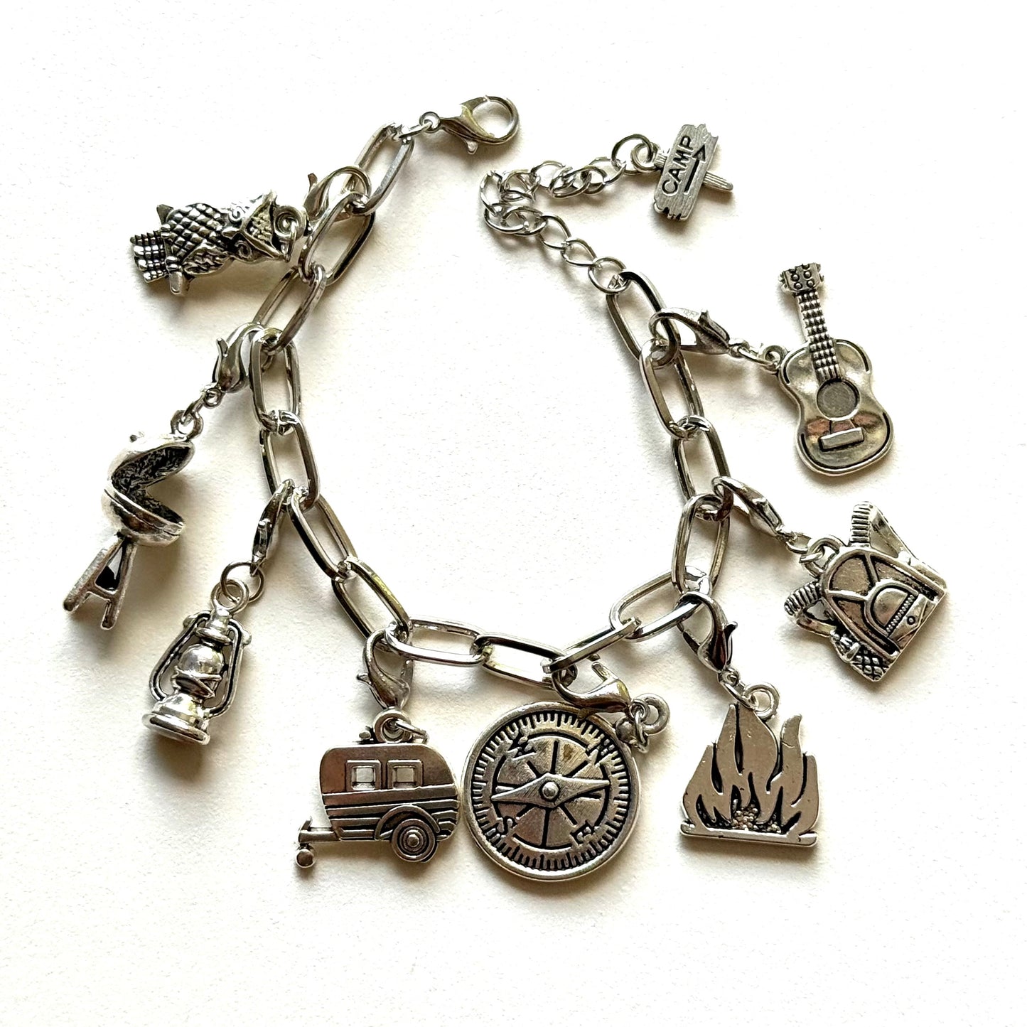 Handmade Y2K Style Camping Charm Bracelet