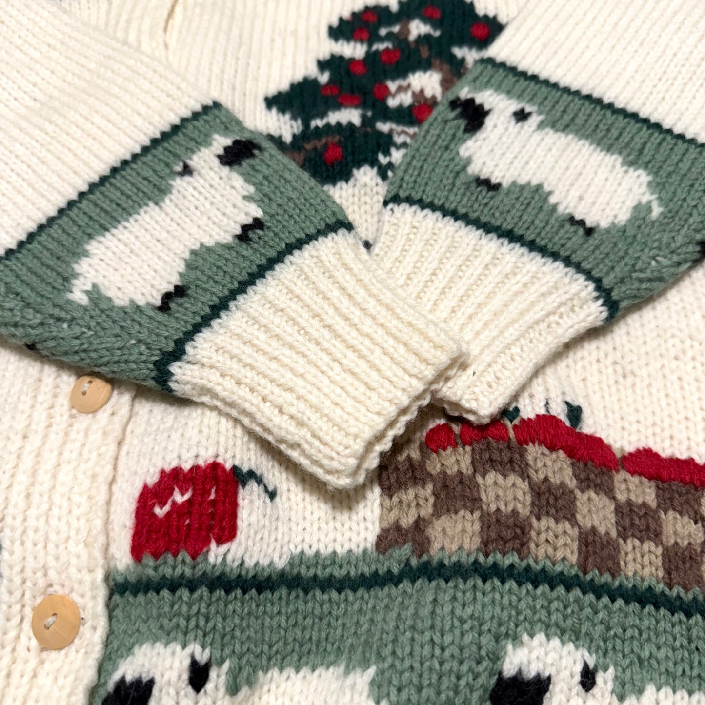 Vintage Willow Ridge, Sheep Cardigan