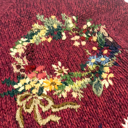 Vintage Heirloom Collectibles, Thanksgiving Autumn Cardigan