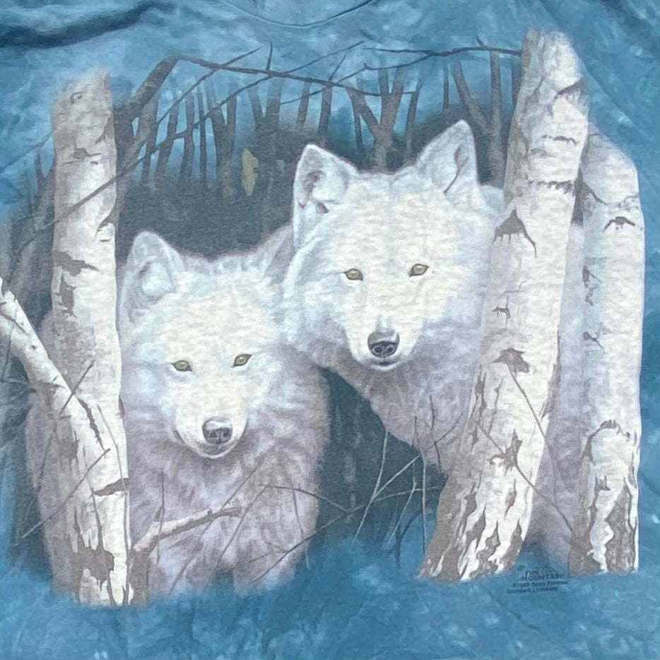 Vintage 90's The Mountain, Wolf Shirt - XL