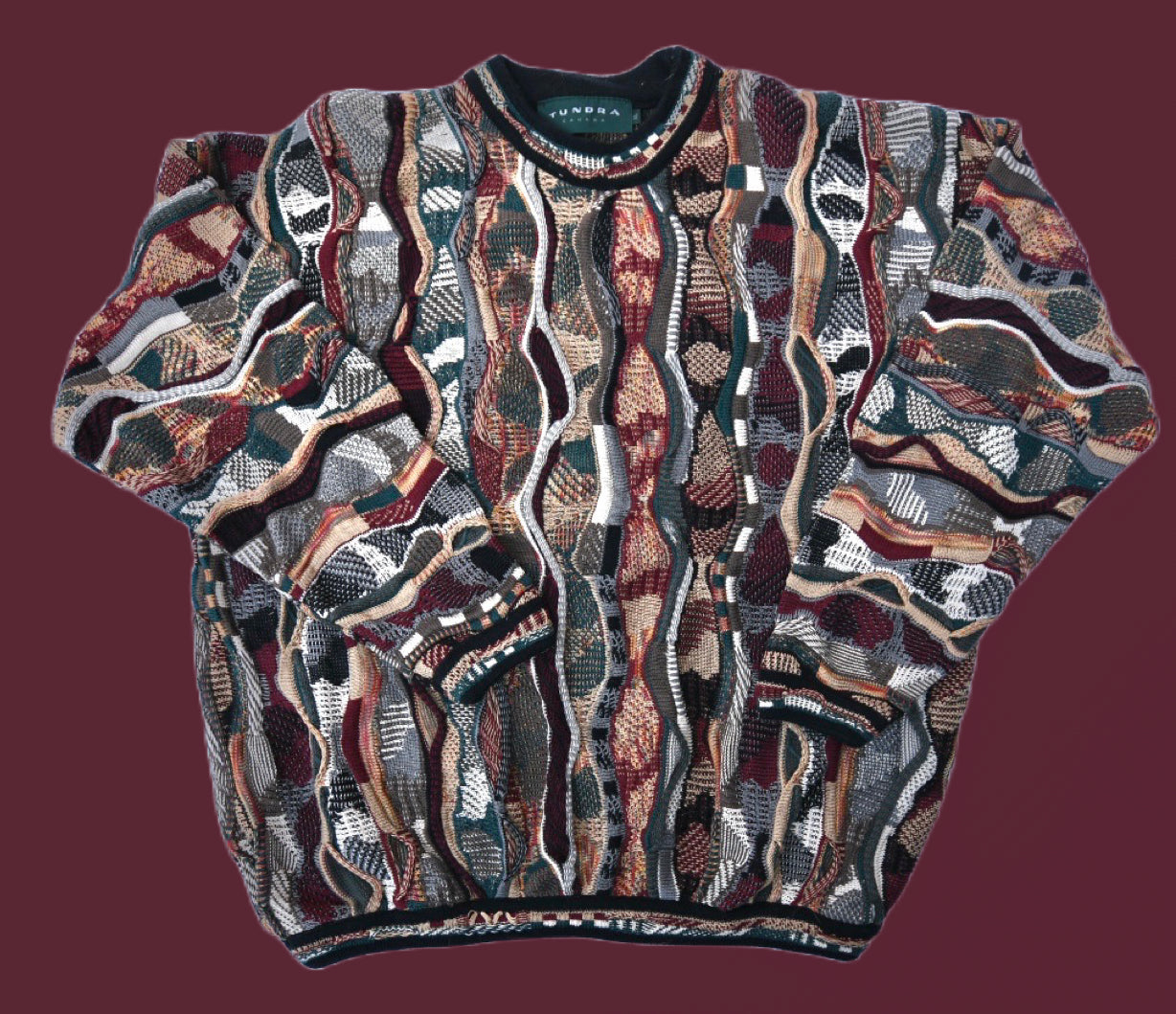 Vintage Tundra Coogi Style Knitwear Sweater TheBoyfriendsCloset