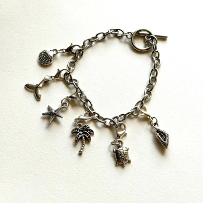 Handmade Y2K Style Sea Charm Bracelet