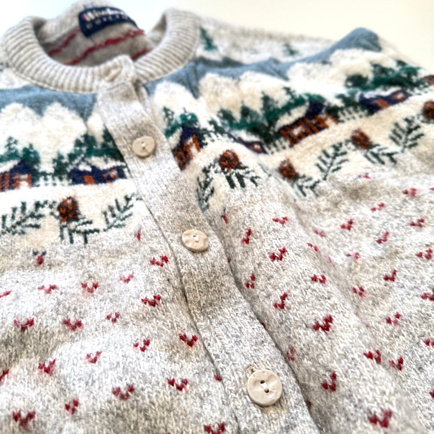 Vintage Weekend Edition, Wool Blend Winter Cardigan