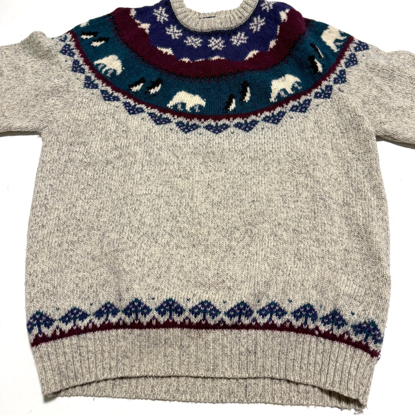 Vintage Woolrich, Polarbear & Penguin Wool Blend Sweater