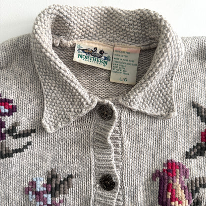 Vintage Northern Reflections, Floral Cardigan