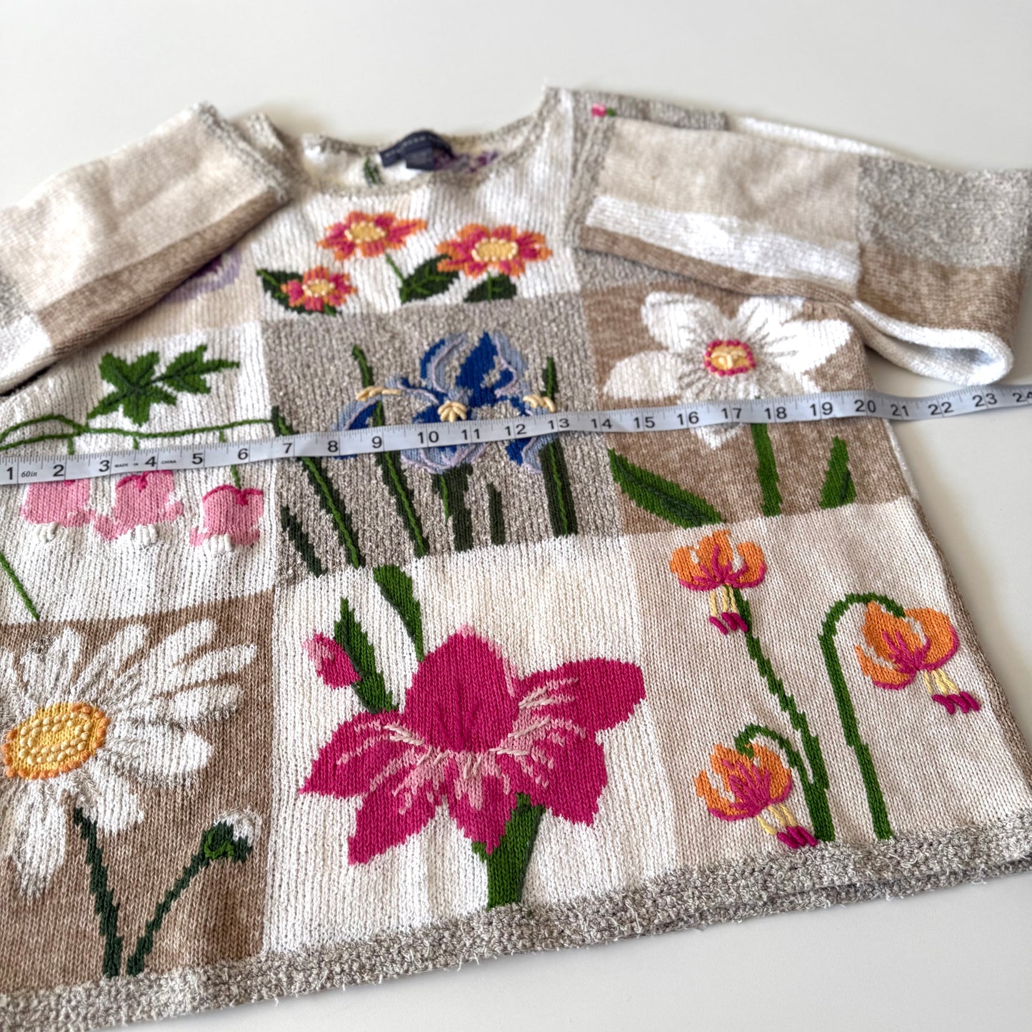 Vintage Northern Isles, Flower Sweater