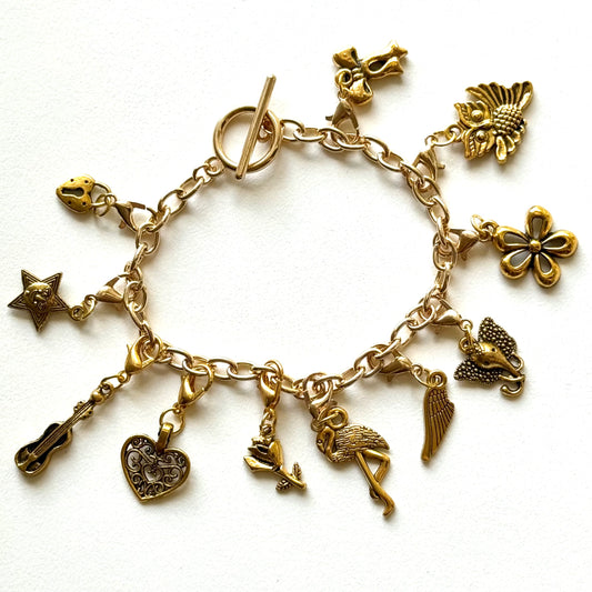 Handmade Y2K Style Interchangeable Charm Bracelet