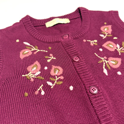 Vintage Penmans, Embroidered Sleeveless Knit Vest