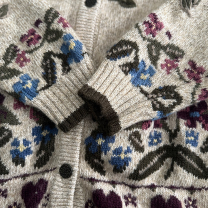 Vintage Northern Reflections, Wool Blend Cardigan