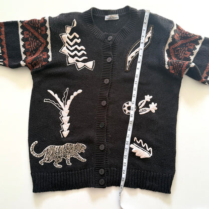 Vintage Italian Made, Safari Cardigan