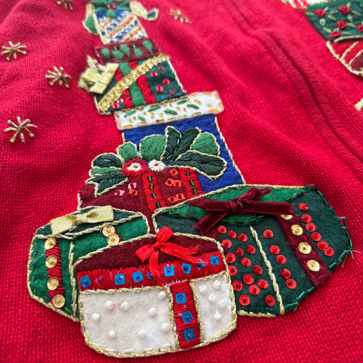 Vintage Tiara, Christmas Cardigan