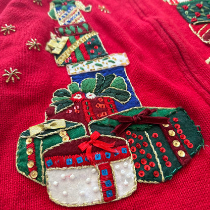 Vintage Tiara, Christmas Cardigan