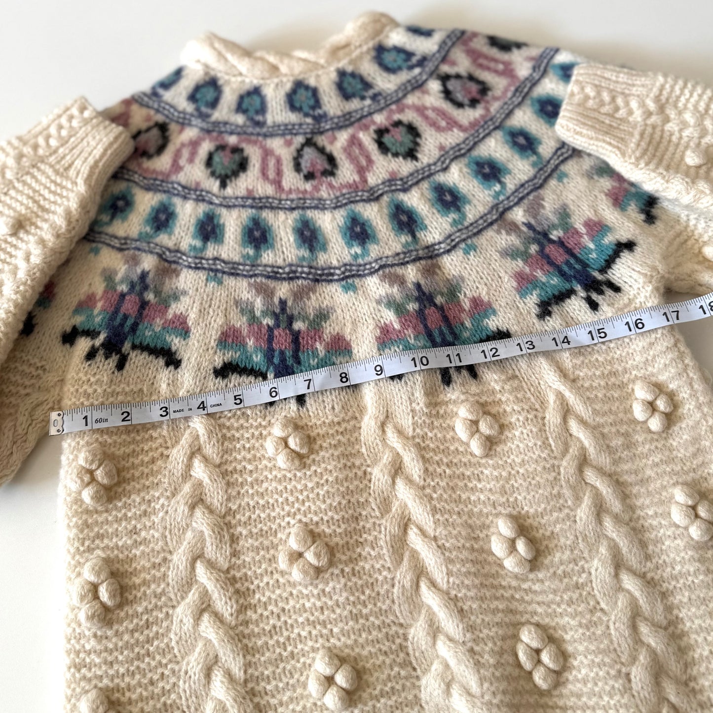 Vintage Woolrich, Pompom Sweater
