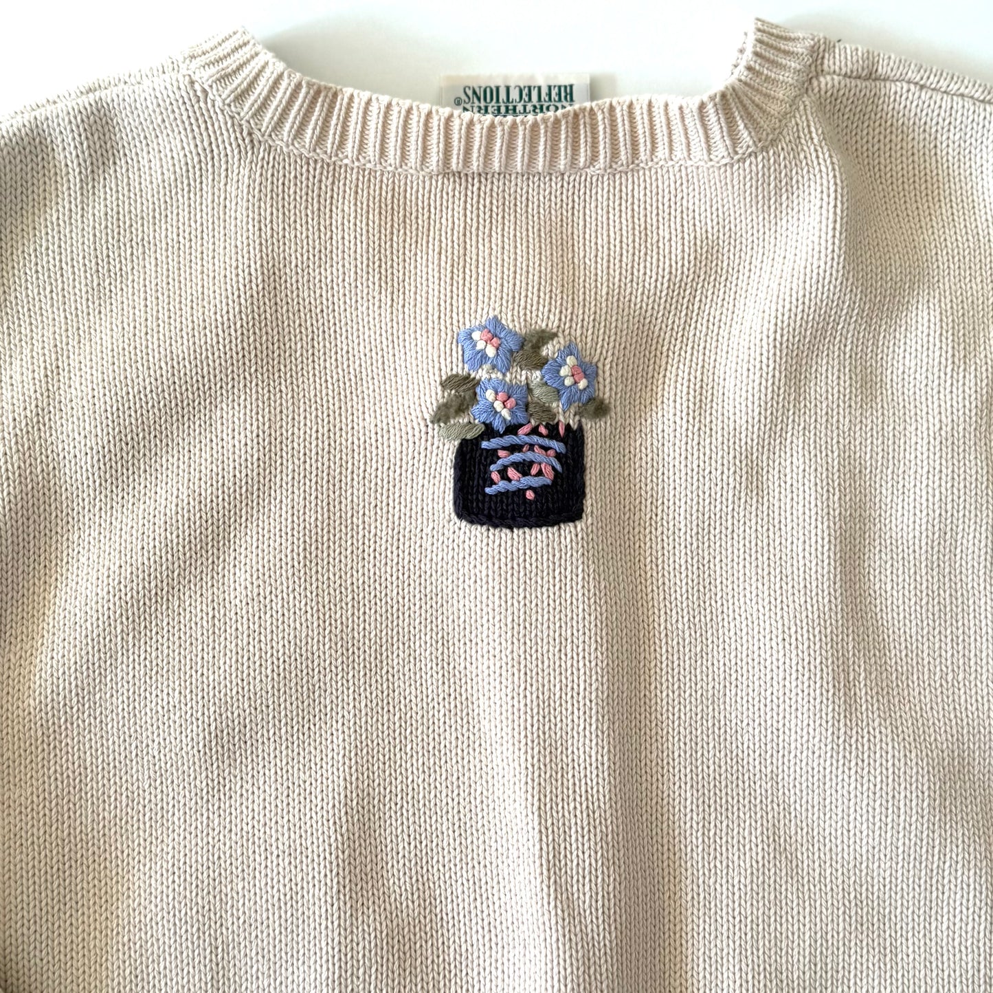 Vintage Northern Reflections, Potted Flowers Cardigan