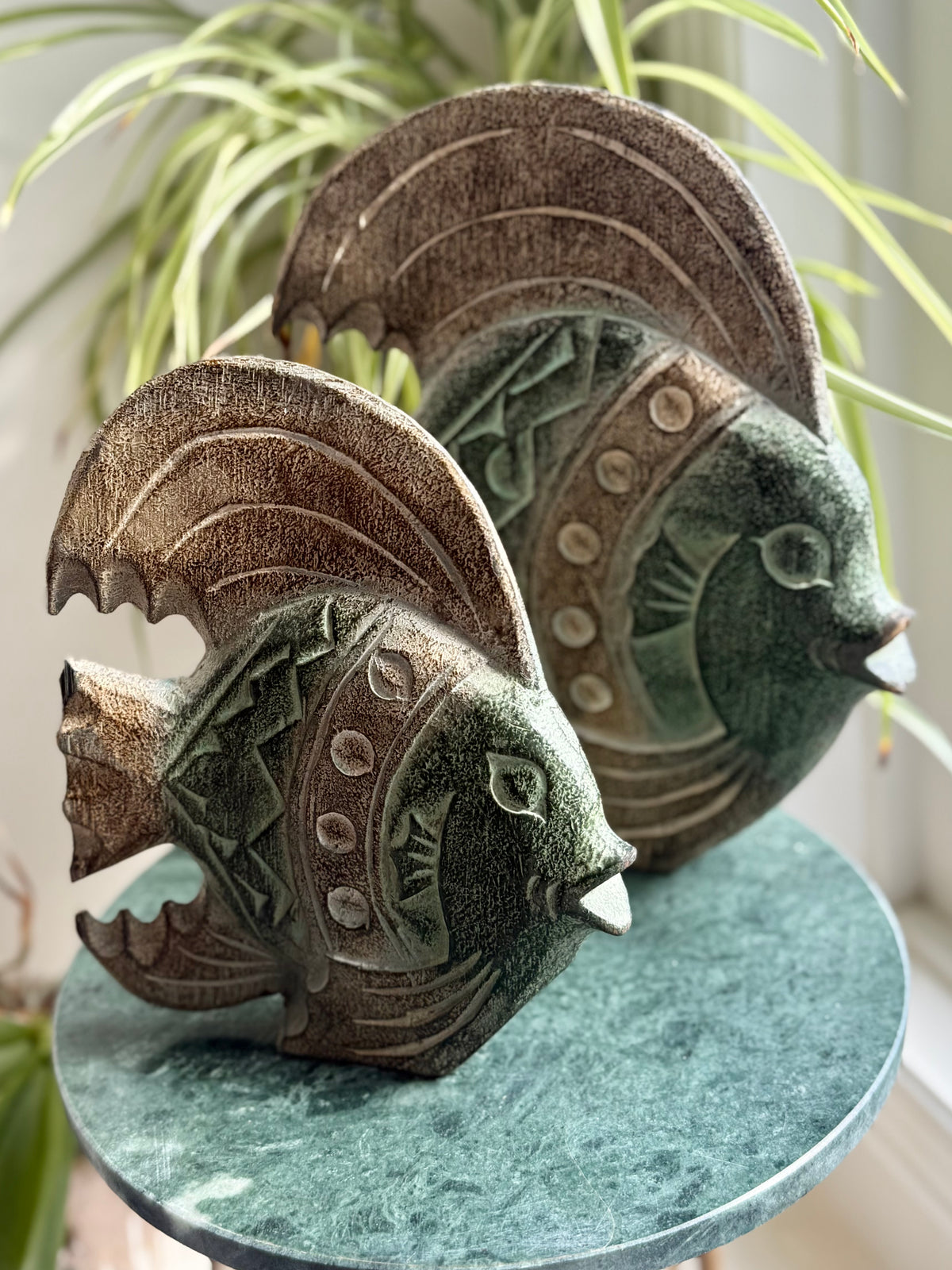 Secondhand Wood Carved Fish