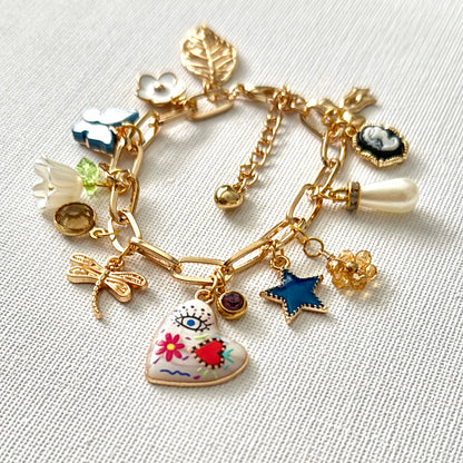 Handmade Charm Bracelet Y2K Style