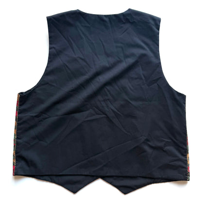 Vintage Christmas Floral Vest