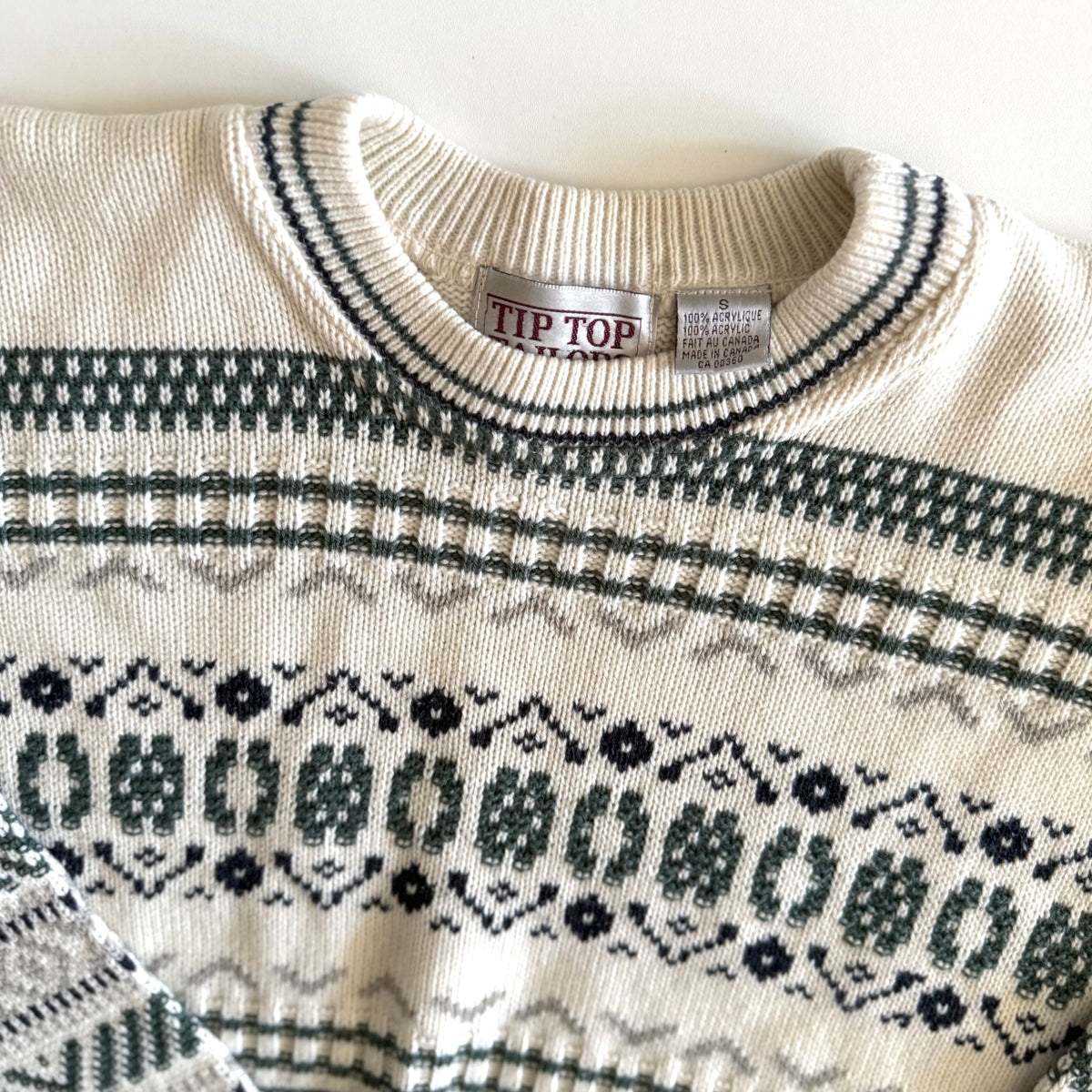 VINTAGE カナダ製 TIP TOP TAILORS アクリル カーディガン アクリル 